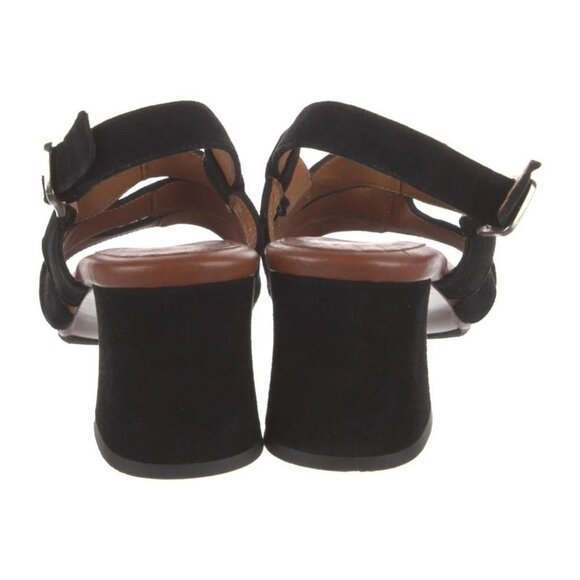 Chie Mihara Black Suede Heels - Picture 5 of 7